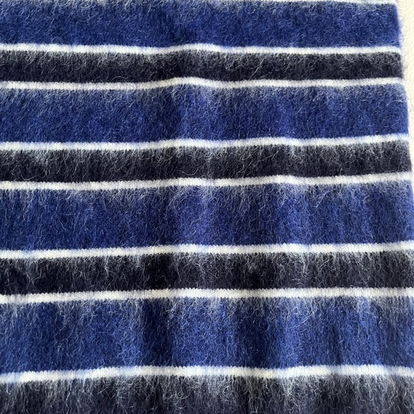 NWT - Good Man Brand Men’s Mohair Wool Blended Striped Sweater - Size L - Picture 7 of 8